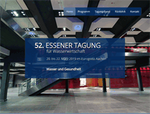 Tablet Screenshot of essenertagung.de
